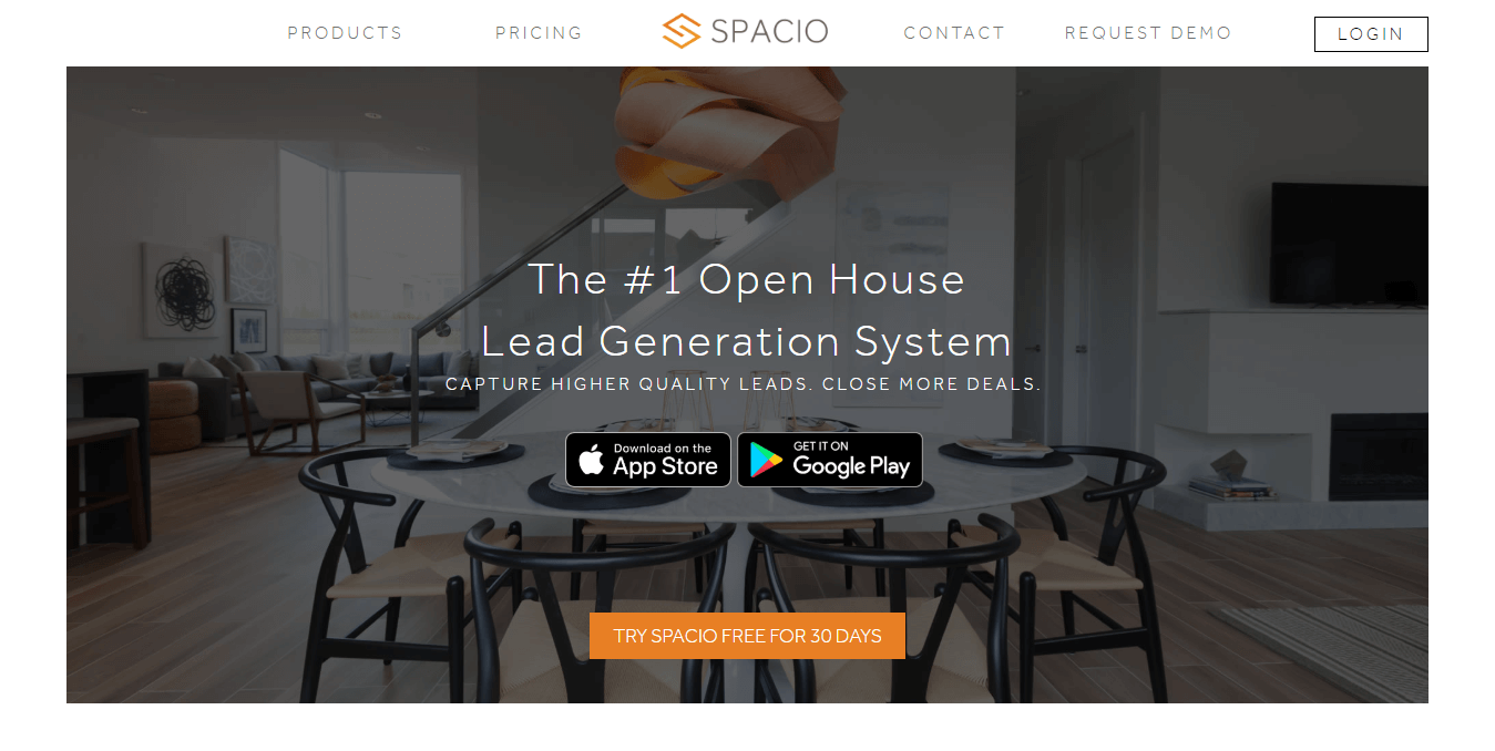spacio open house lead generation