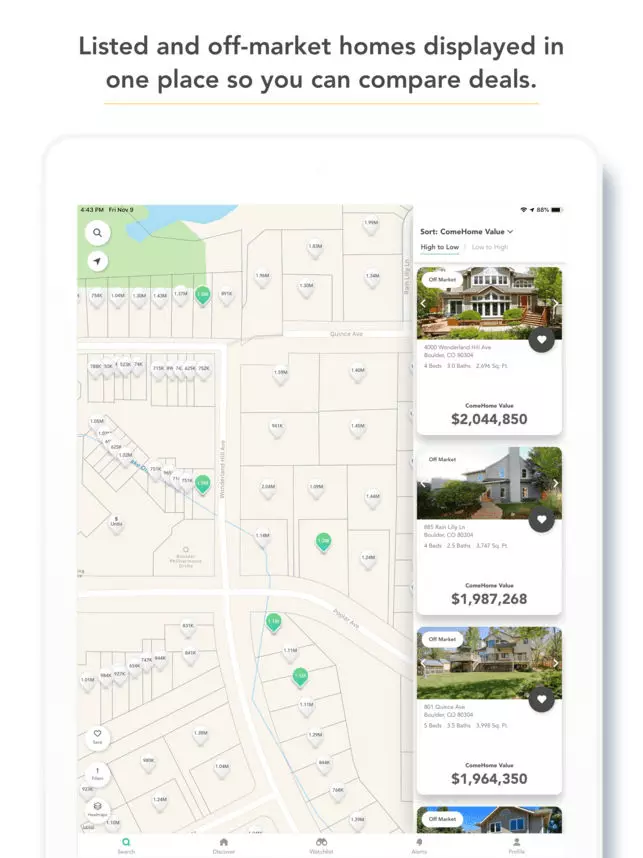 comehome by housecanary property browser