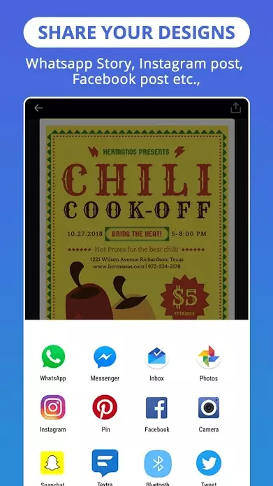 canva share app
