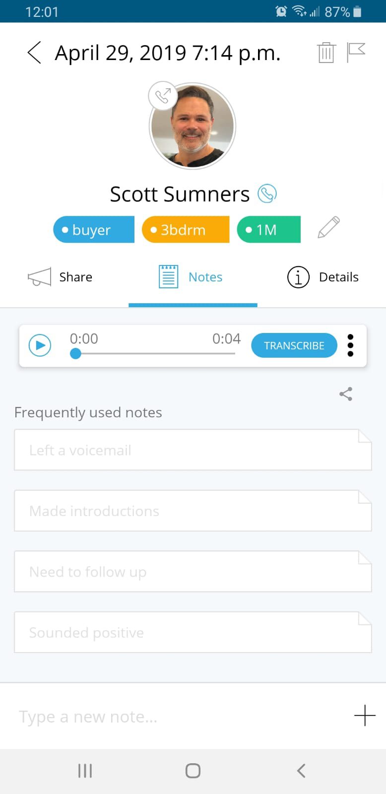 transcribe your calls with iovox