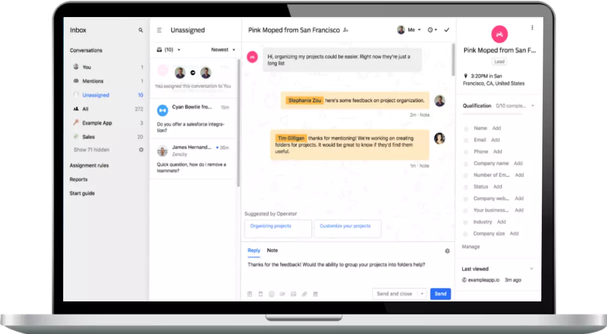Intercom Screenshot