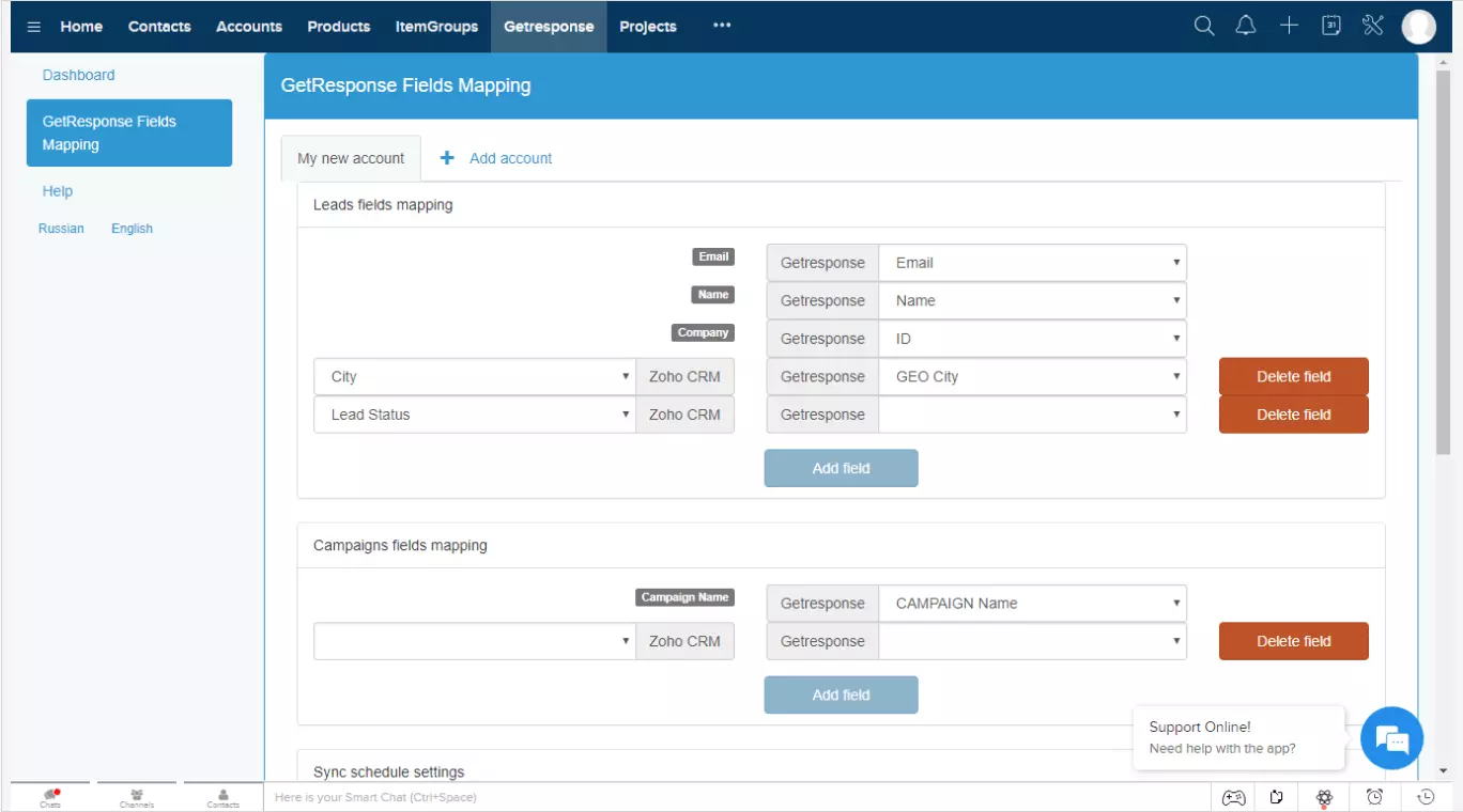 LeadSync Zoho CRM Integration