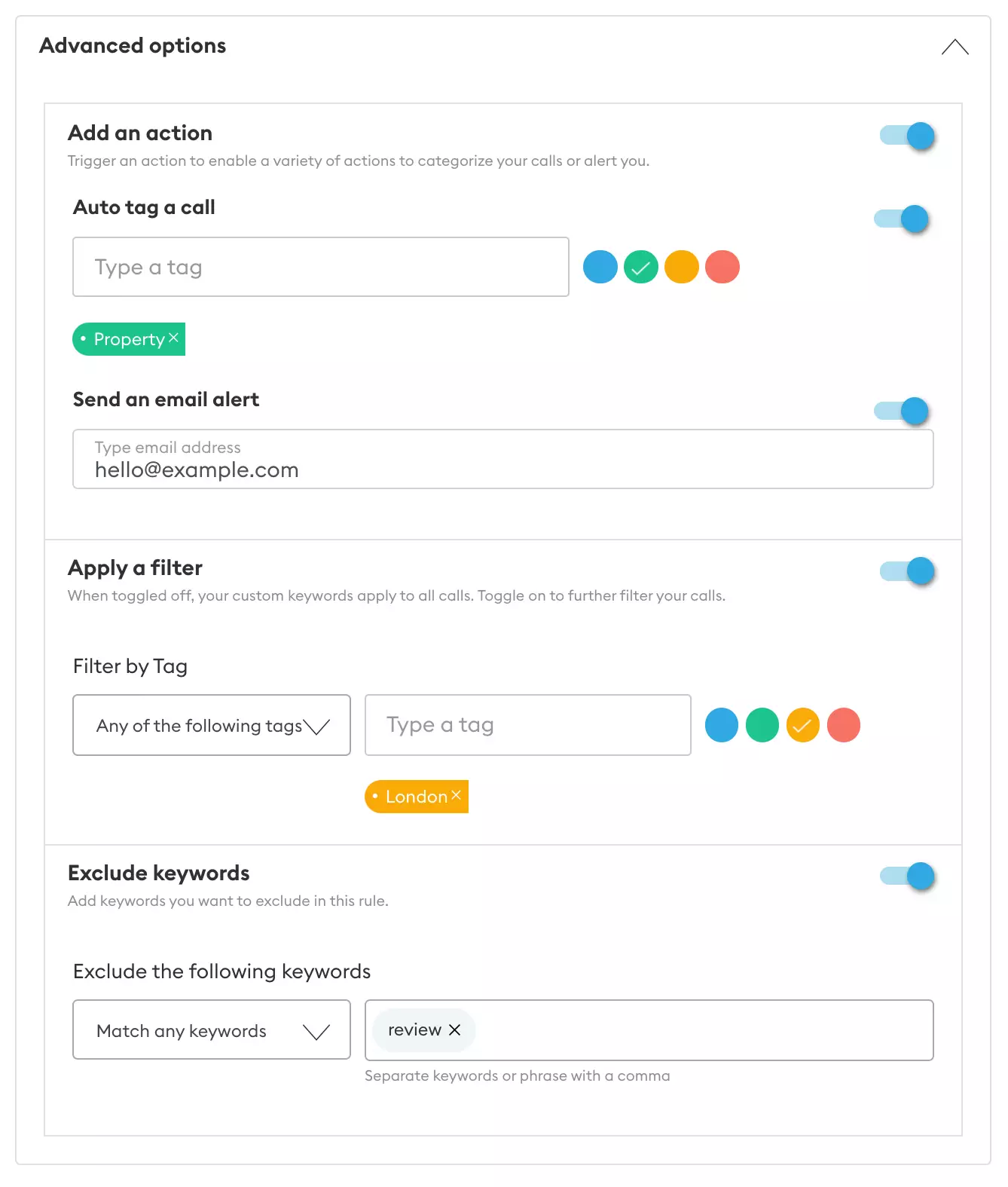 iovox keyword spotting