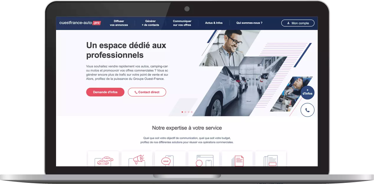 ouestfrance-auto website